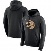 Toronto Raptors Nike 2019-2020 City Edition Club Pullover Hoodie - Black