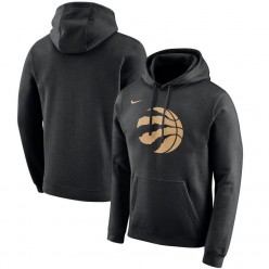 Toronto Raptors Nike 2019-2020 City Edition Club Pullover Hoodie - Black