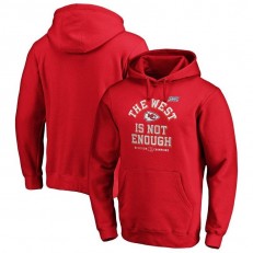 Kansas City Chiefs NFL Pro Line by Fanatics Branded 2019 AFC West Division Champions Cover Two Pullover Hoodie - Red
