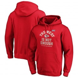 Kansas City Chiefs NFL Pro Line by Fanatics Branded 2019 AFC West Division Champions Cover Two Pullover Hoodie - Red