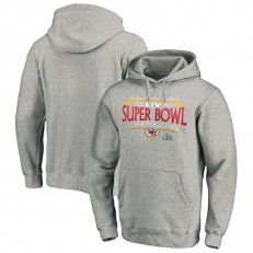Kansas City Chiefs NFL Pro Line by Fanatics Branded Super Bowl LIV Champions Neutral Zone Pullover Hoodie - Heather Gray