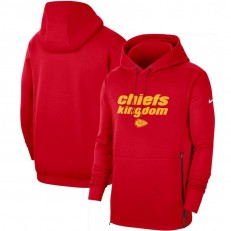 Kansas City Chiefs Nike Sideline Local Performance Pullover Hoodie - Red