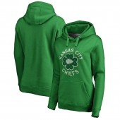 Kansas City Chiefs NFL Pro Line by Fanatics Branded Women St. Patricks Day Luck Tradition Pullover Hoodie - Kelly Green