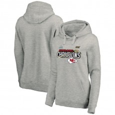 Kansas City Chiefs NFL Pro Line by Fanatics Branded Women Super Bowl LIV Champions Lateral Pullover Hoodie &ndash; Black.