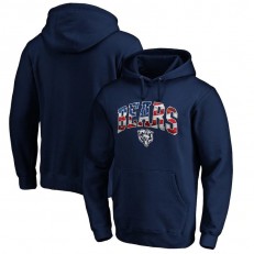 NFL Pro Line by Fanatics Branded Chicago Bears Navy Banner Wave Pullover Hoodie