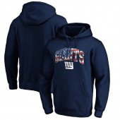 NFL Pro Line by Fanatics Branded New York Giants Navy Banner Wave Pullover Hoodie