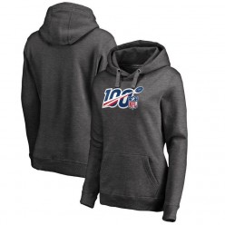 NFL Pro Line by Fanatics Branded Women NFL 100th Season Pullover Hoodie - Heathered Gray