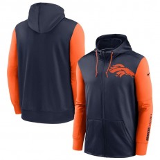 Nike Chicago Bears NavyOrange Fan Gear Mascot Performance Full-Zip Hoodie.webp