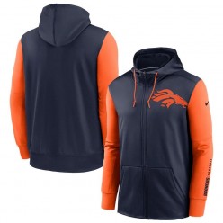 Nike Chicago Bears NavyOrange Fan Gear Mascot Performance Full-Zip Hoodie.webp