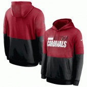Arizona Cardinals Nike Red Black Sideline Impact Lockup Performance Pullover Hoodie