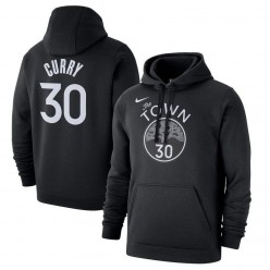 Stephen Curry Golden State Warriors Nike 2019-2020 City Edition Name & Number Pullover Hoodie - Black