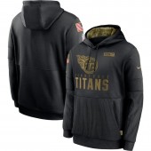 Tennessee Titans Nike Black 2020 Salute to Service Sideline Performance Pullover Men Hoodie