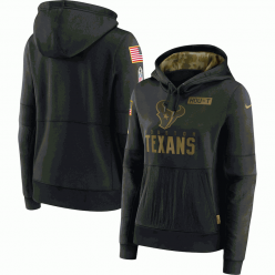 Houston Texans Nike Black 2020 Salute to Service Sideline Performance Pullover Hoodie