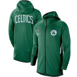 Nike Boston Celtics Kelly Green Authentic Showtime Therma Flex Performance Full-Zip Hoodie