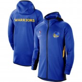 Nike Golden State Warriors Royal Authentic Showtime Therma Flex Performance Full-Zip Hoodie