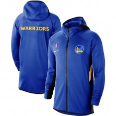 Nike Golden State Warriors Royal Authentic Showtime Therma Flex Performance Full-Zip Hoodie