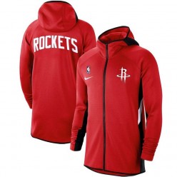 Nike Houston Rockets Red Authentic Showtime Therma Flex Performance Full-Zip Hoodie