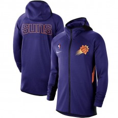 Nike Phoenix Suns Purple Authentic Showtime Therma Flex Performance Full-Zip Hoodie