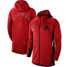 Nike Toronto Raptors Red Authentic Showtime Therma Flex Performance Full-Zip Hoodie
