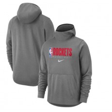 Houston Rockets Nike Spotlight Practice Performance Pullover Hoodie - Heather Gray