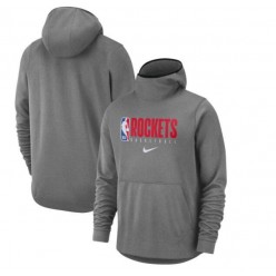 Houston Rockets Nike Spotlight Practice Performance Pullover Hoodie - Heather Gray