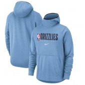 Memphis Grizzlies Nike Spotlight Practice Performance Pullover Hoodie - Light Blue