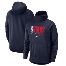 Philadelphia 76ers Nike Spotlight Practice Performance Pullover Hoodie - Navy