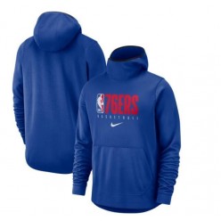 Philadelphia 76ers Nike Spotlight Practice Performance Pullover Hoodie - Royal