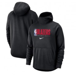 Portland Trail Blazers Nike Spotlight Practice Performance Pullover Hoodie - Black