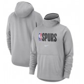 San Antonio Spurs Nike Spotlight Practice Performance Pullover Hoodie - Silver