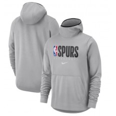 San Antonio Spurs Nike Spotlight Practice Performance Pullover Hoodie - Silver