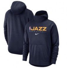 Utah Jazz Nike Spotlight Practice Performance Pullover Hoodie - Navy