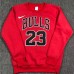 Chicago Bulls #23 Jordan Red plush long sleeves Sweatshirt
