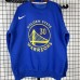 Golden State Warriors #30 Curry Blue plush long sleeves Sweatshirt