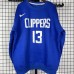 Los Angeles Clippers #13 George blue plush long sleeves Sweatshirt