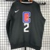 Los Angeles Clippers #2 Leonard black plush long sleeves Sweatshirt