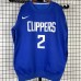 Los Angeles Clippers #2 Leonard blue plush long sleeves Sweatshirt