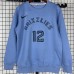 Memphis Grizzlies #12 Morant light blue plush long sleeves Sweatshirt