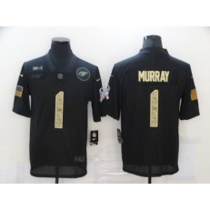 Arizona Cardinals #1 Kyler Murray Black Camo 2020 Salute To Service Limited Jersey