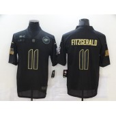 Arizona Cardinals #11 Larry Fitzgerald Black 2020 Salute To Service Limited Jersey