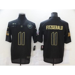 Arizona Cardinals #11 Larry Fitzgerald Black 2020 Salute To Service Limited Jersey