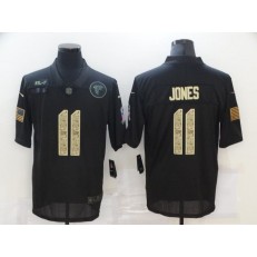 Atlanta Falcons #11 Julio Jones Black Camo 2020 Salute To Service Limited Jersey