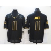 Atlanta Falcons #11 Julio Jones Black Gold 2020 Salute To Service Limited Jersey