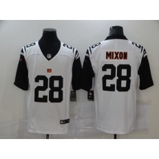 Cincinnati Bengals #28 Joe Mixon White Color Rush Limited Jersey