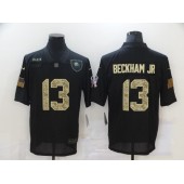 Cleveland Browns #13 Odell Beckham Jr. Black Camo 2020 Salute To Service Limited Jersey