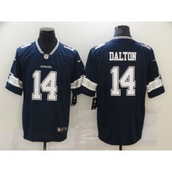 Dallas Cowboys #14 Andy Dalton Navy Vapor Untouchable Limited Jersey
