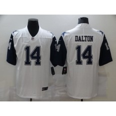 Dallas Cowboys #14 Andy Dalton White Color Rush Limited Jersey