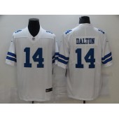 Dallas Cowboys #14 Andy Dalton White Vapor Untouchable Limited Jersey