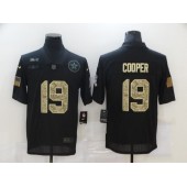 Dallas Cowboys #19 Amari Cooper Black Camo 2020 Salute To Service Limited Jersey