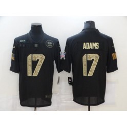Green Bay Packers #17 Davante Adams Black Camo 2020 Salute To Service Limited Jersey